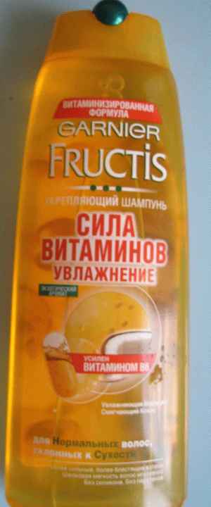 Шампунь Garnier Fructis Сила витаминов Увлажнение фото