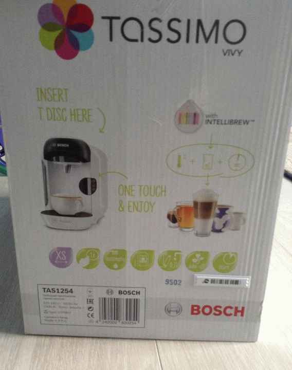 Капсульная кофеварка Bosch TAS 1254 Tassimo Vivy фото