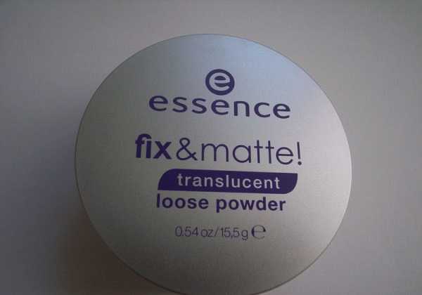 Матирующая пудра Essence Fix&amp;Matte translucent loose powder фото