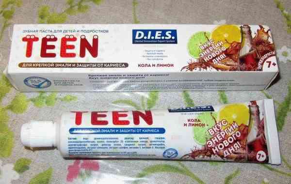 Зубная паста для детей и подростков D.I.E.S. TEEN фото