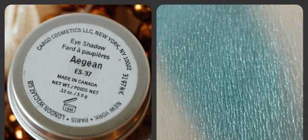 Тени для век Cargo Cosmetics Essential Eye shadow оттенок Aegean фото