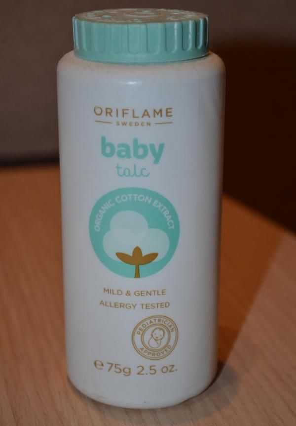 Детский тальк Oriflame Organic Cotton Extract фото