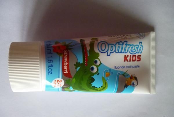 Детская зубная паста Oriflame Оптифреш Кидс Крошка Кроки фото