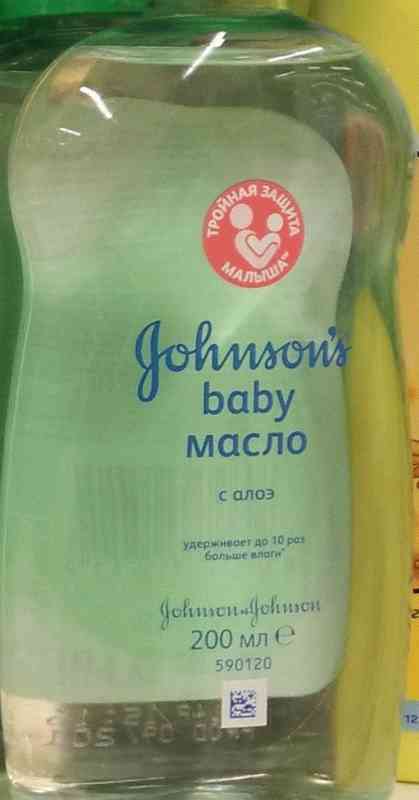 Легкое масло-спрей Johnsons Baby с Алоэ фото