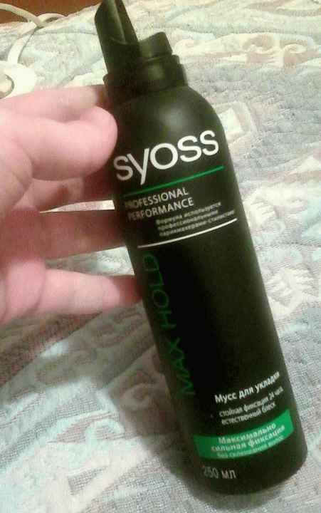 Syoss MAX HOLD - мусс для укладки волос фото