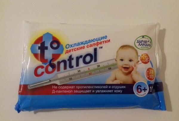 Охлаждающие детские салфетки Страна Здравландия T-Control фото