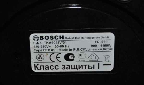 Кофеварка Bosch TKA 6024V фото