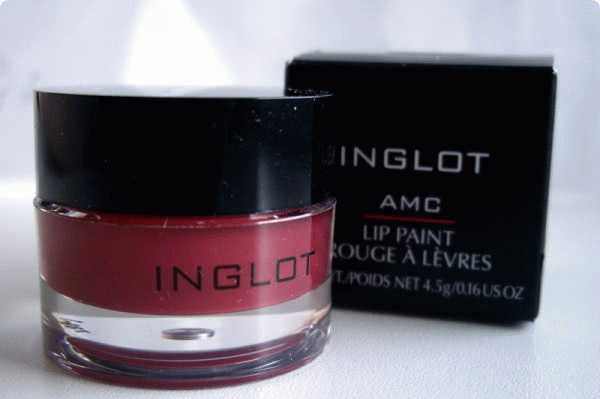 Красный-прекрасный Inglot Lip Paint