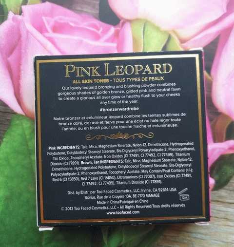 Too Faced Pink Leopard Blushing bronzer, а будет ли восторг? фото