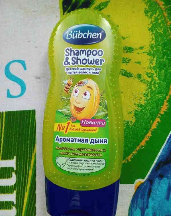 Детский шампунь для мытья волос и тела Bubchen Ароматная дыня фото