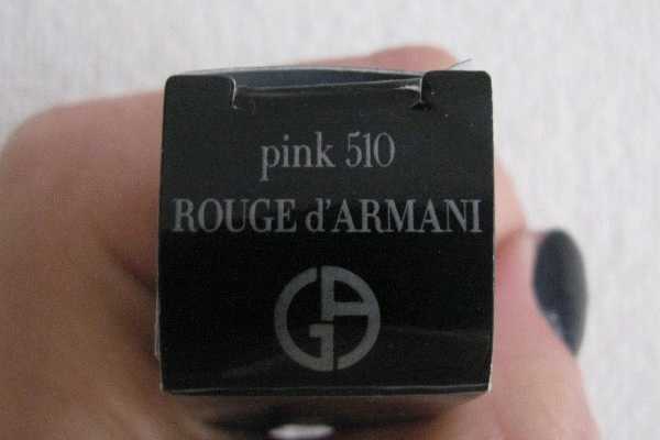 Самая чудесная из всех моих помад - Giorgio Armani Rouge D&#039;Аrmani Lasting Satin Lip Color № 510 pink фото