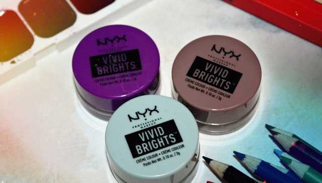 Сложные, но прекрасные кремовые тени для век Vivid Brights Creme Colour от Nyx фото