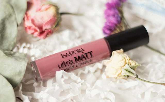 Жидкая матовая помада IsaDora Ultra Matt Liquid Lipstick в красивом оттенке 11 Cool Mauve фото
