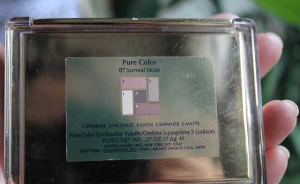 Estee Lauder Pure Color Five Color EyeShadow Palette  фото