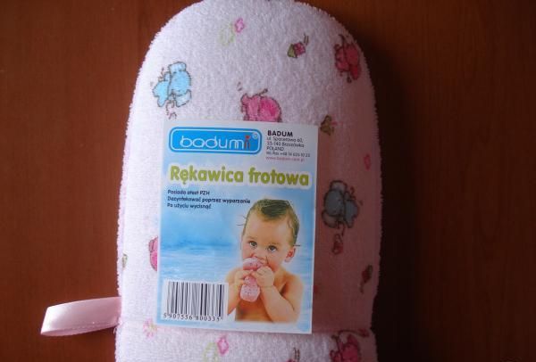 Рукавичка для мытья ребенка Badum фото