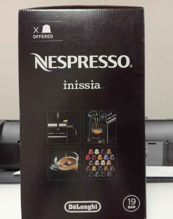 Капсульная кофемашина DeLonghi Nespresso Inissia EN80 фото