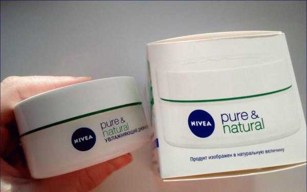 Крем Nivea Pure &amp; Natural увлажняющий дневной для лица для нормальной и комбинированной кожи фото