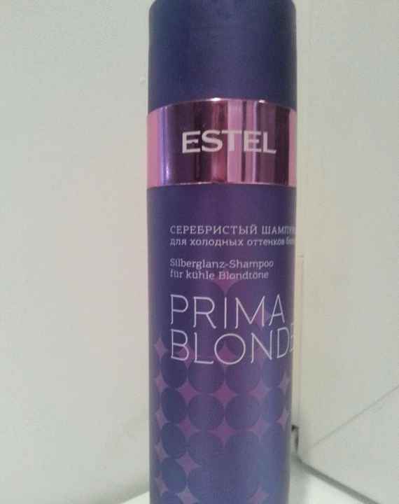 Серебристый шампунь Estel Prima Blonde фото