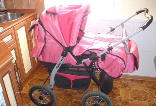 Детская коляска-трансформер Teddy Princessa фото