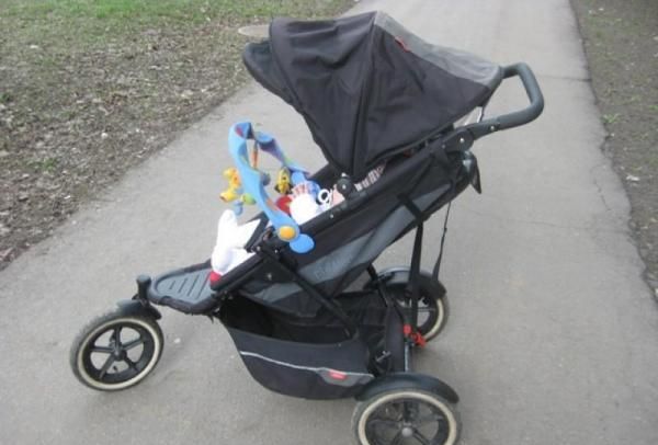 Детская коляска для погодок Phil and Teds фото