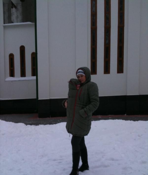Зимняя слингокуртка ЯмамА супертеплая фото