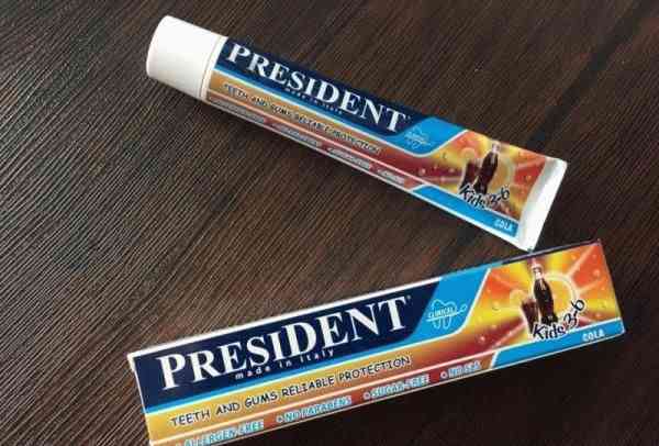 Детская зубная паста President Kids 3-6 лет фото