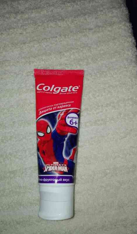 Детская зубная паста Colgate Spider-Man фото