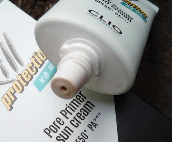 Летняя находка - солнцезащитный праймер, скрывающий поры Clio Kill Protection Pore Primer Sun Cream SPF 50+ PA+++ фото