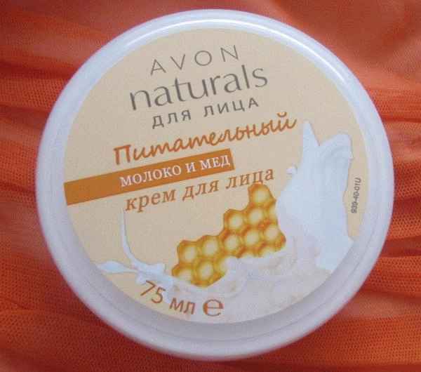 Питательный крем для лица Avon Naturals Молоко и мед фото