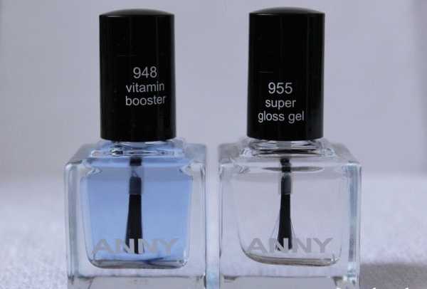 Маникюр с Anny Vitamin booster # 948 и Anny Super gloss gel # 955 фото