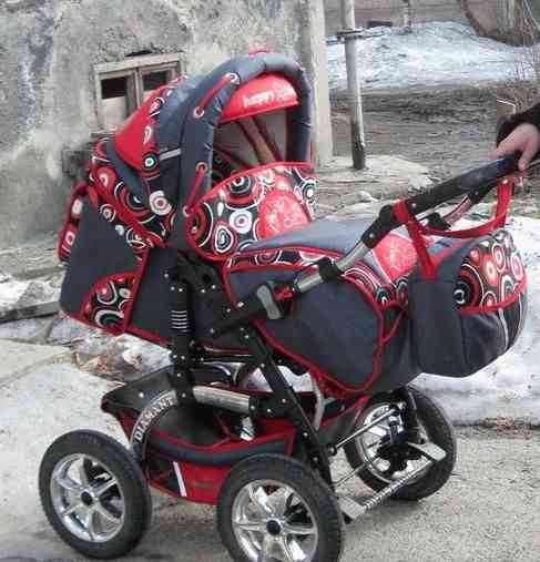 Детская коляска-трансформер Bajtek Diamant фото