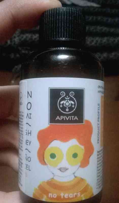 Детское средство для мытья волос и тела Apivita с мандарином и медом фото