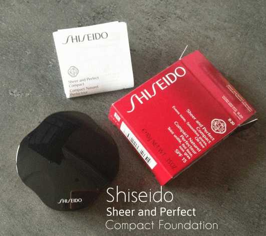 Shiseido Sheer And Perfect Compact
