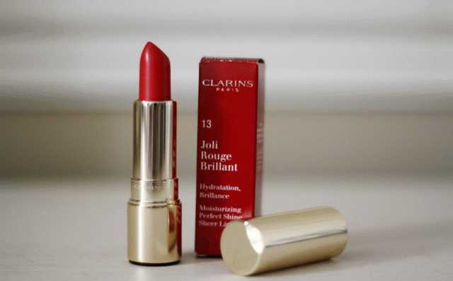 Clarins Joli Rouge Brillant Moisturizing Perfect Shine Sheer Lipstick  фото