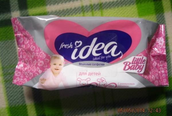Детские влажные салфетки Fresh Idea Little Baby фото