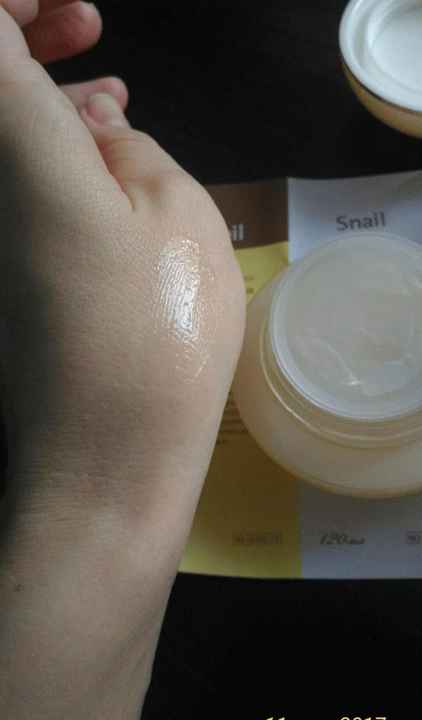 Питательный крем для лица с экстрактом слизи улитки Ullex Snail фото