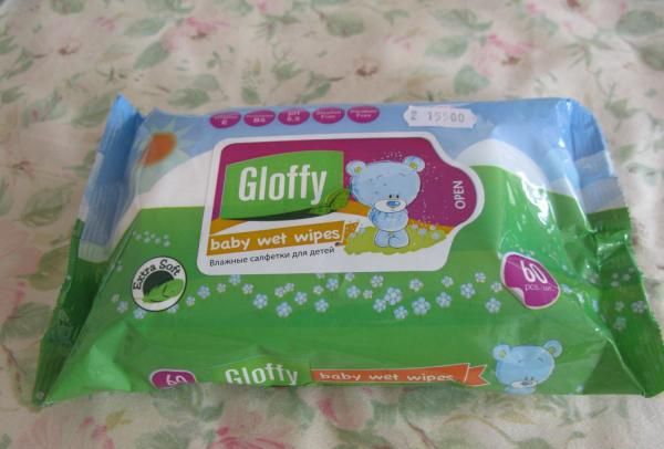 Влажные салфетки для детей Gloffy фото