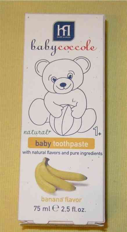 Детская зубная паста Babycoccole Банан фото