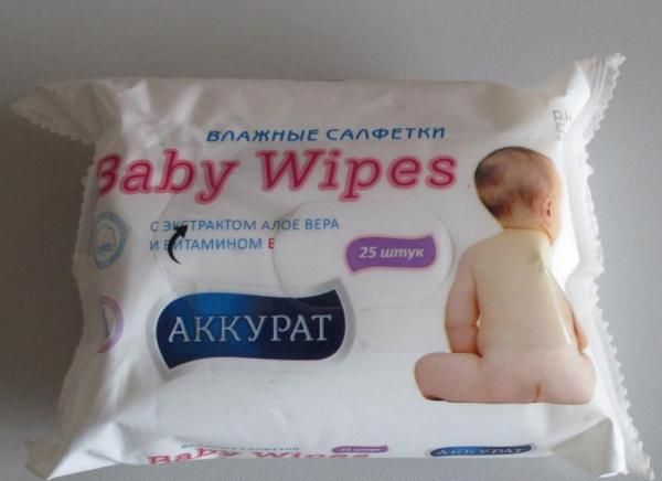Влажные салфетки Аккурат Baby Wipes фото