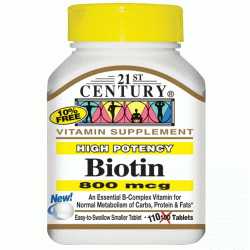 Витамины 21st Century Biotin            