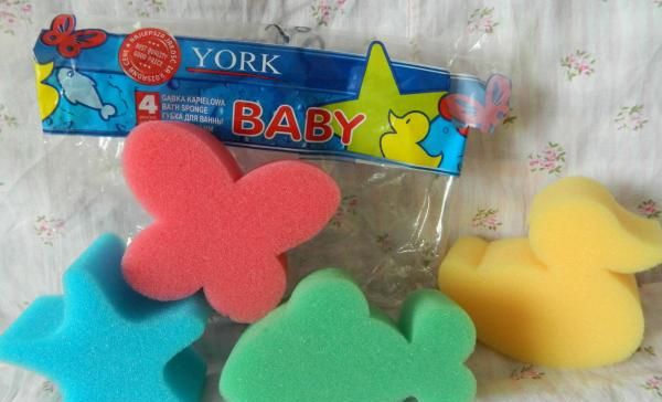 Губки для купания малышей York Baby фото