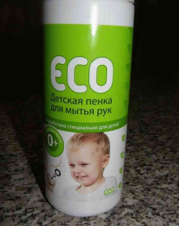 Детская пенка для мытья рук ECO Зая фото