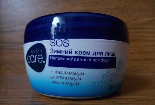 Зимний крем для лица Avon Care SOS Непревзойденный комфорт с пчелиным маточным молочком фото
