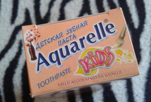Зубная паста для детей Aquarelle Кола фото