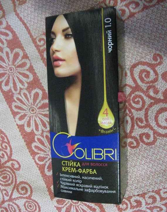 Стойкая крем-краска для волос Colibri фото