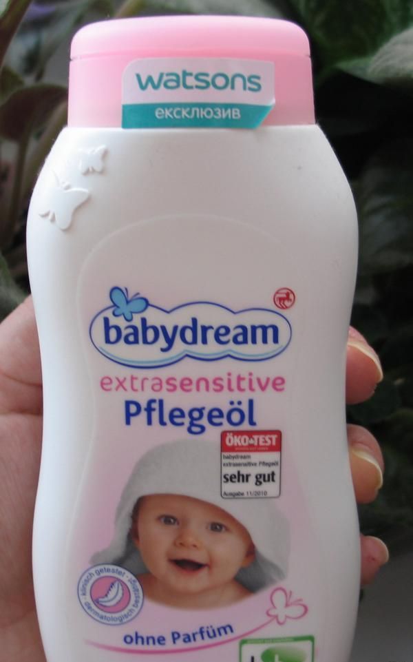 Детское масло для тела Babydream Extrasensitive фото