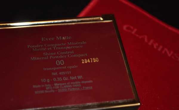 Clarins Ever Matte Mineral Powder Compact  фото