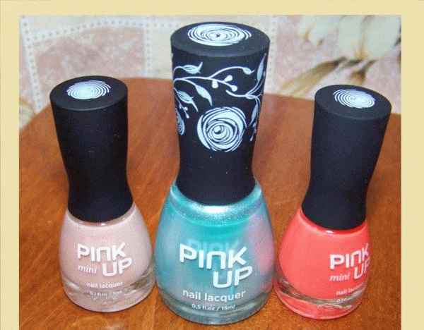 Лак для ногтей Pink Up Nail Lacquer mini фото