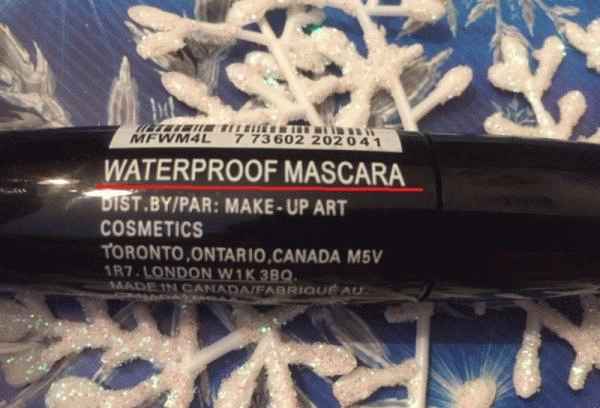 Тушь Mac Waterproof Mascara фото