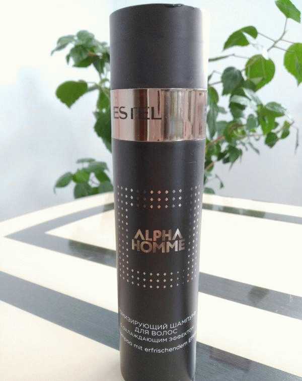 Тонизирующий шампунь для волос Estel Alpha Homme с охлаждающим эффектом фото